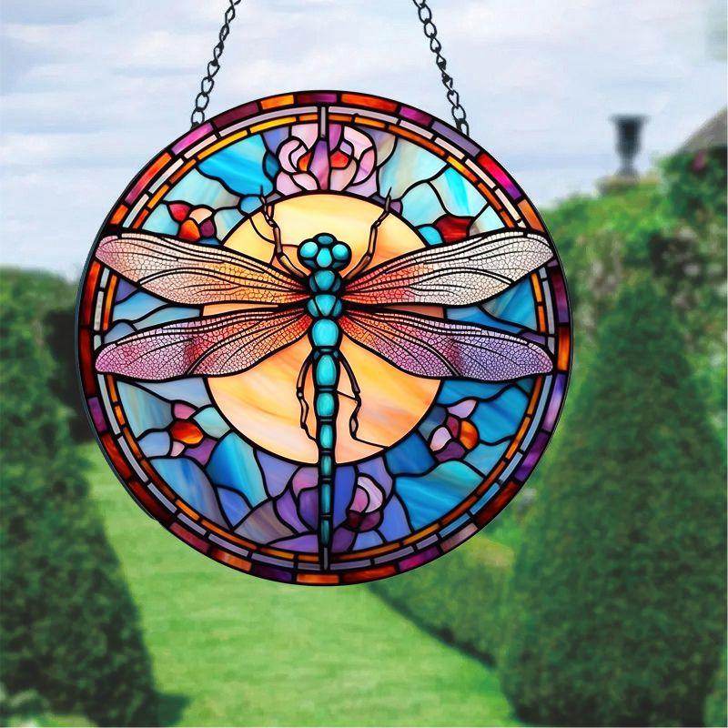 Hängende Dekoration Hängender Anhänger Windspiel Bunter Sonnenfänger Für Alle Jahreszeiten Außenbereich Innenbereich Heimdekoration