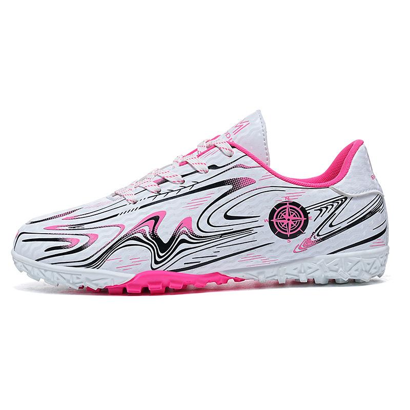 Flat Size Children's Long Staple Football Shoes for Men Outdoor Primary and Secondary School Students Broken Nail Training Shoes Youth Sports Shoes