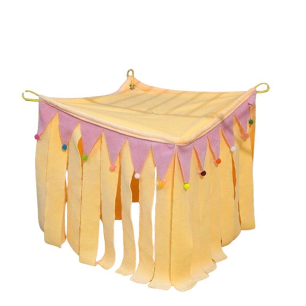 Curtain Guinea Pig Pet Tent Hideout Hamster Hide Corner Nest  Cage Accessories
