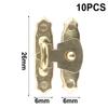 Clasp Buckles Hardware Hasps Iron With Screws 10PCS