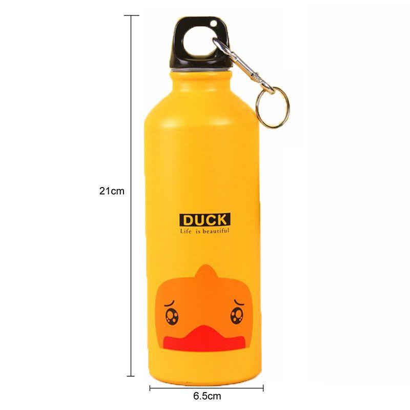 Durable 500ml Lightweight Aluminum Alloy Water Bottle For Outdoor Sports And Camping