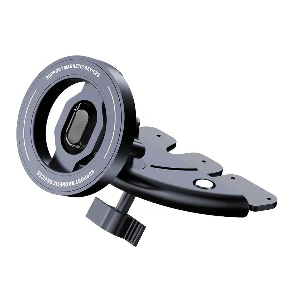 Magnetic Car CD Slot Mount Magsafe Phone Holder Universal Mobile Bracket Clip Support for IPhone 16/15/14/13/12 Samsung Xiaomi чёрный