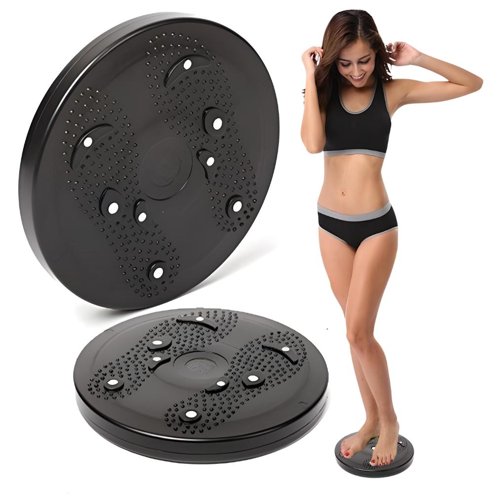 Twister exercise disc rotating foot massager magnets magnetotherapy fitness