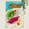 The Vintage Metal Tin Sign Aluminum Wall Art Waterproof and Dustproof Retro Home Room Decor for Bar Pub