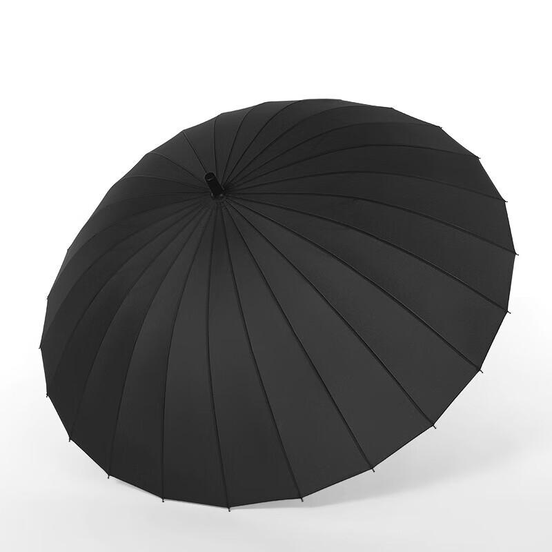 Windproof 24-Rib Long-Handle Umbrella