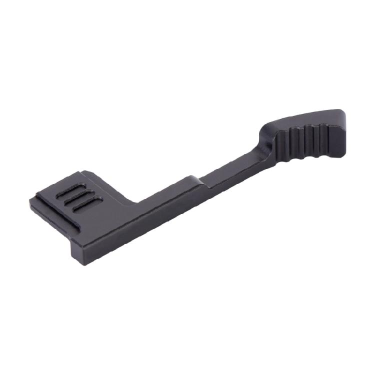 

Textured Thumb Grip Rest Aluminum Alloy Mounting Bracket NonInterference Design For S9 Camera Smooth Button Operation чорний
