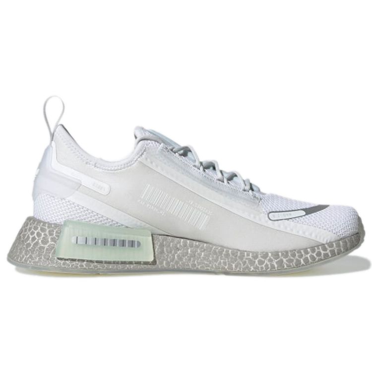Adidas NMD_R1 Spectoo Blanc Argent Métallique Baskets Unisexe Blanc Nuage Blanc Cristal GZ9267