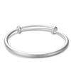 Push Pull Ancient Silver Bracelet Silver Plated Matte Push Pull Bracelet Tiktok Jewelry Birthday Gift