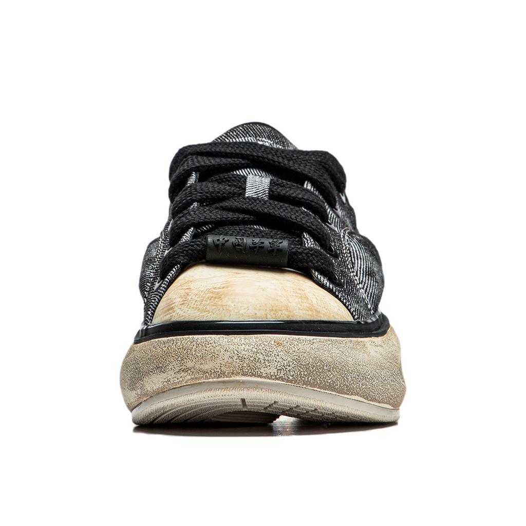 Li Ning Cloud Travel C4D Amortyzujące Odporne na Ścieranie Niskie Buty Casual Męskie Buty Casual Czarne Białe AZGU037-5