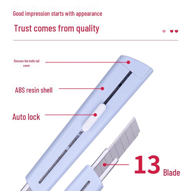 Deli 2038 Macaron Color Utility Knife