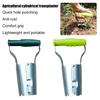 Stainless Steel Garden Seedling Transplanter Handheld Design Multifunctional Planting Seedling Planter Hole Drilling Planter