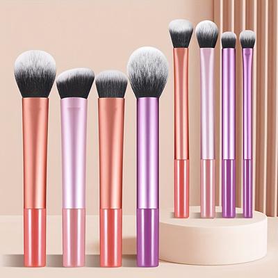 Make-up-Pinsel-Sets 8-teilig Kunststoff Täglich tragbar Multifunktionale Make-up-Pinsel für die Versorgung