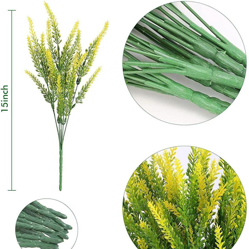 5 Forks Lavender 5 Forks Wheat Lavender Artificial Lavender Artificial Flower Plastic Flower, Plant Potted Lavender