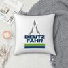 Deutz Fahr Logo Quadratisches Kissenbezug Kissenhülle Kissenbezug Dekokissenbezug für Zuhause Sofa Wohnzimmer
