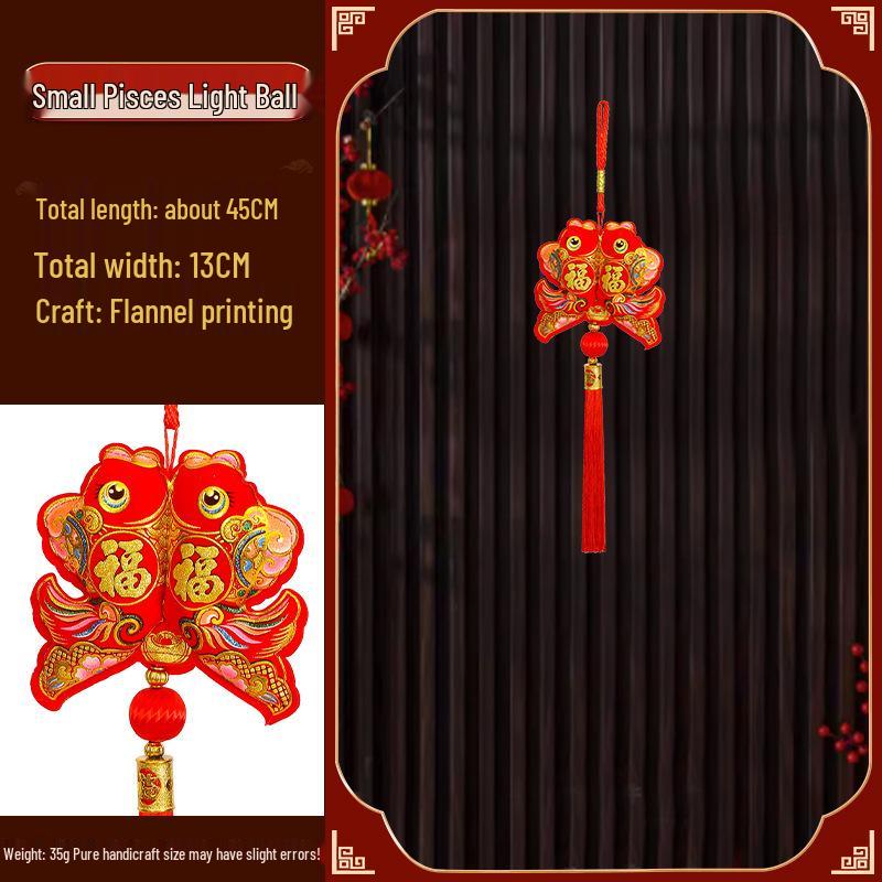 Year of the Snake New Year Trumpet Pendant – Zodiac Home Decoration for Spring Festival