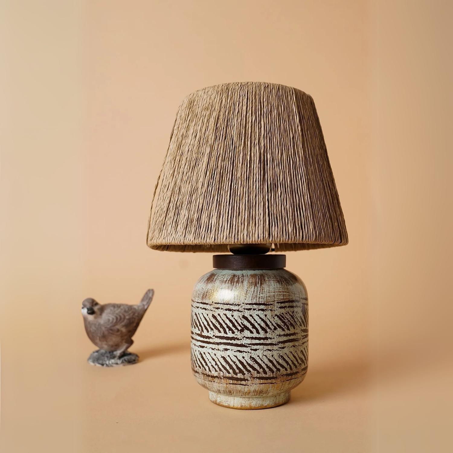 

Juin Handmade Ceramic Lampshade Brown 30 cm коричневий