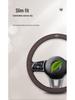Toyota Nappa Leather Texture Steering Wheel Cover, 3D Non-slip, Sweat-absorbent, Wear-resistant, Ultra-thin Design.