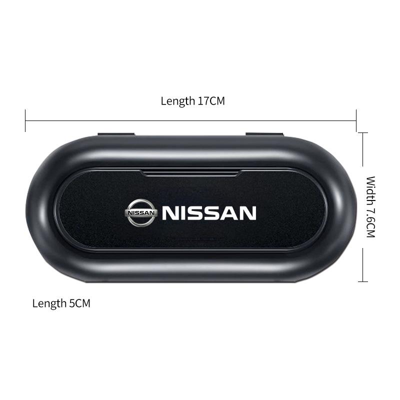 1 buc Cutie de depozitare pentru ochelari pe parasolarul mașinii Suport Organizator Accesorii auto Pentru Nissan Nismo Tiida Sylphy Teana X Trail T30 T32 Almera Qashqai J10 J11
