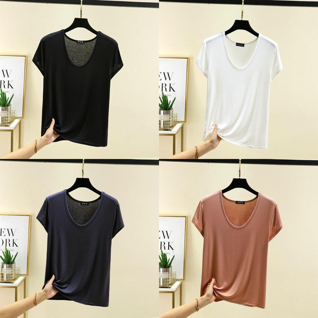 Moisture Wicking Modal T Shirt For Women With Breathable Fabric And Loose Fit For Casual Wear