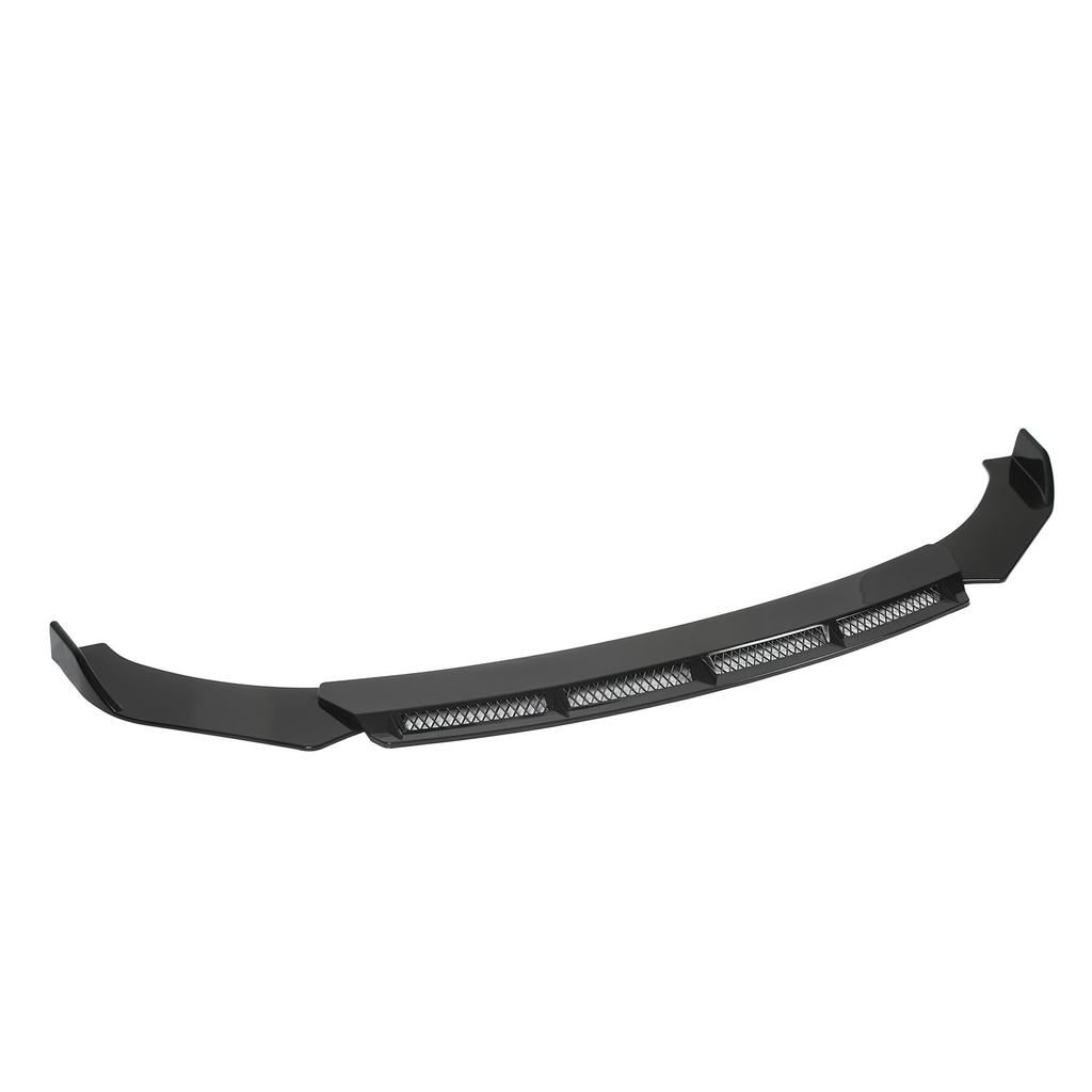 3pcs Front Bumper Lip Body Kit Universal Spoiler Wing Car Modification for Automobile Black