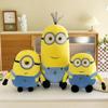 *Minions Movie Periphery Yellow Plush Bob Plush Stuart Stuffed Toys In Jeans Soft Doll Pillow Decoration Children Birthday Gift