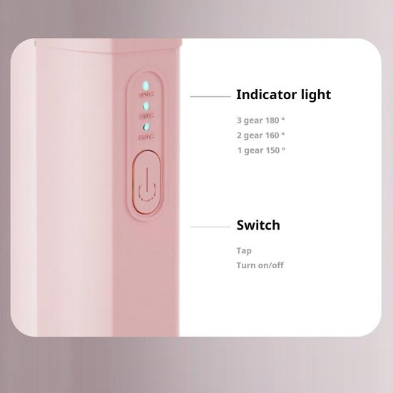 Kabellose Haarglätterbürste für Frauen Tragbarer elektrischer Glättungskamm mit Keramikbeschichtung Eingebauter Akku Reisefreundlicher Heißer Kamm für