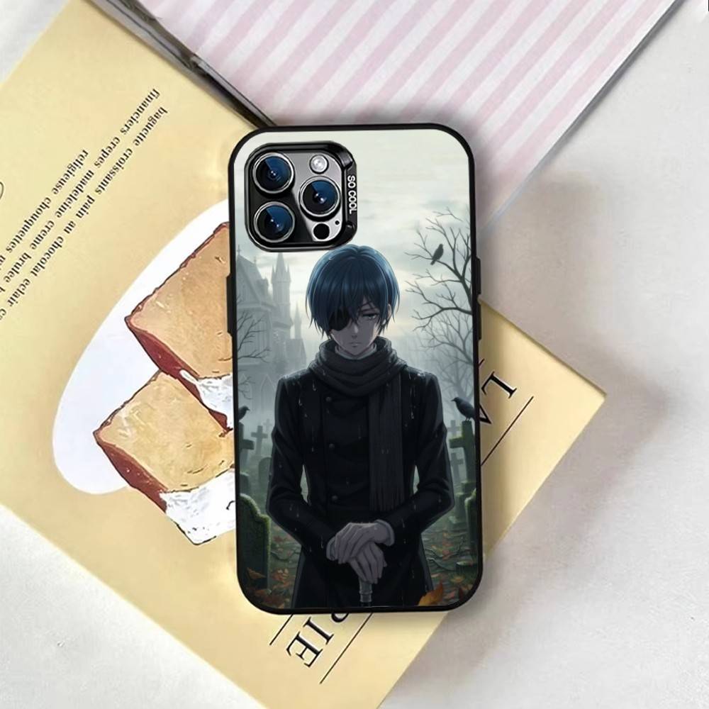 Anime B-Butler Phone Case For iPhone 17,16,15,14,13,12,11 Plus,Pro Max,XS,Colorful Silver Phone case Funda Cover
