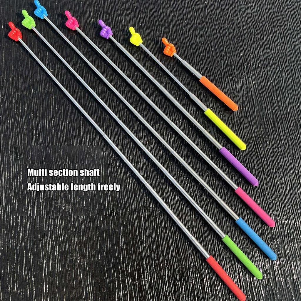 Wysuwane wskaźniki nauczyciela, pałki demonstracyjne do klasy, pałeczki na palce, zabawki edukacyjne dla dzieci, kreatywne rekwizyty dydaktyczne i zabawki do zabawy 1 szt.