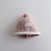 Cute Plush Ball Children Melon Caps Woolen Yarn Baby Knit Hat Korean Crochet Bonnet  Girls Boys