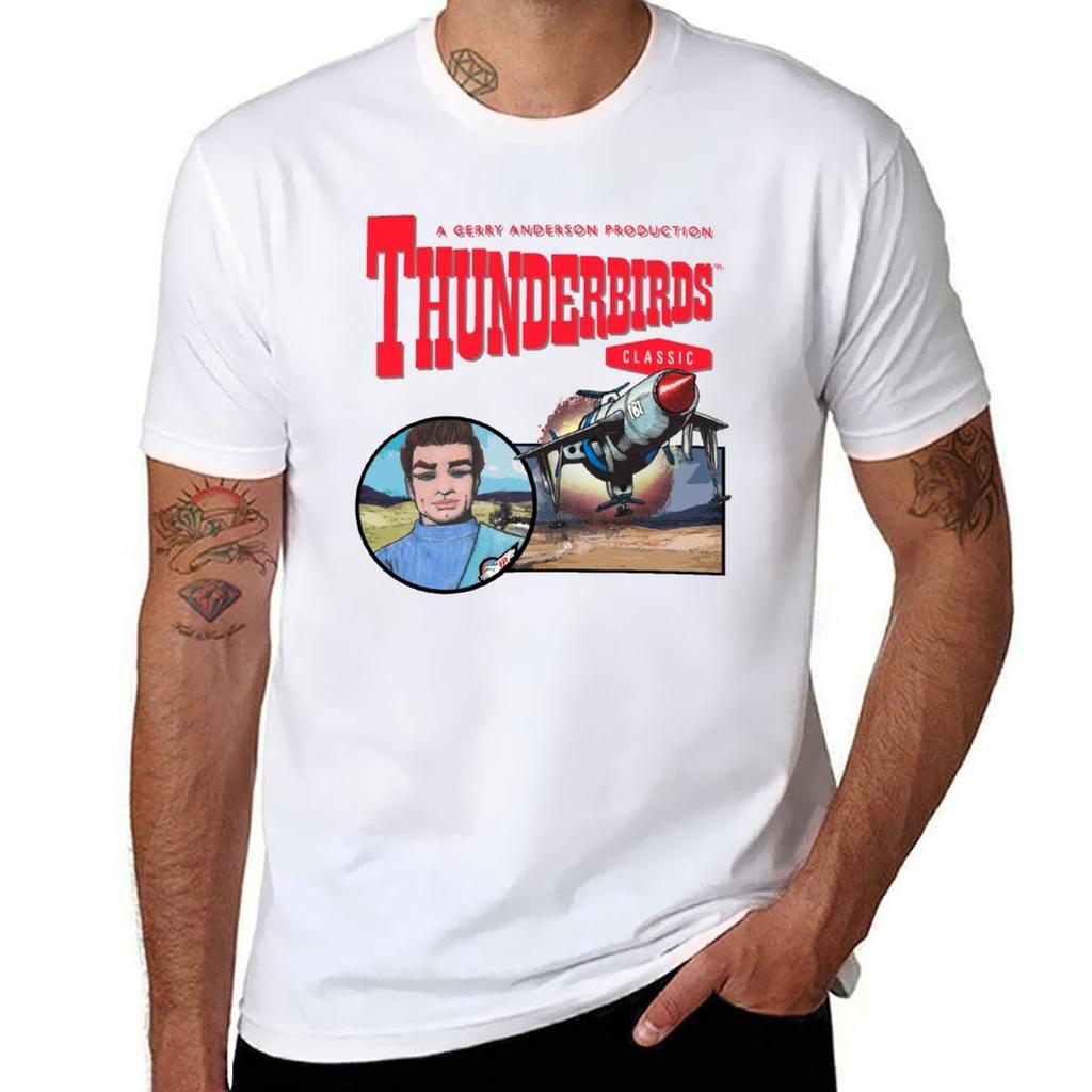 My first piece of Gerry Anderson Thunderbirds fan art TShirt Summer Casual Loose TShirt
