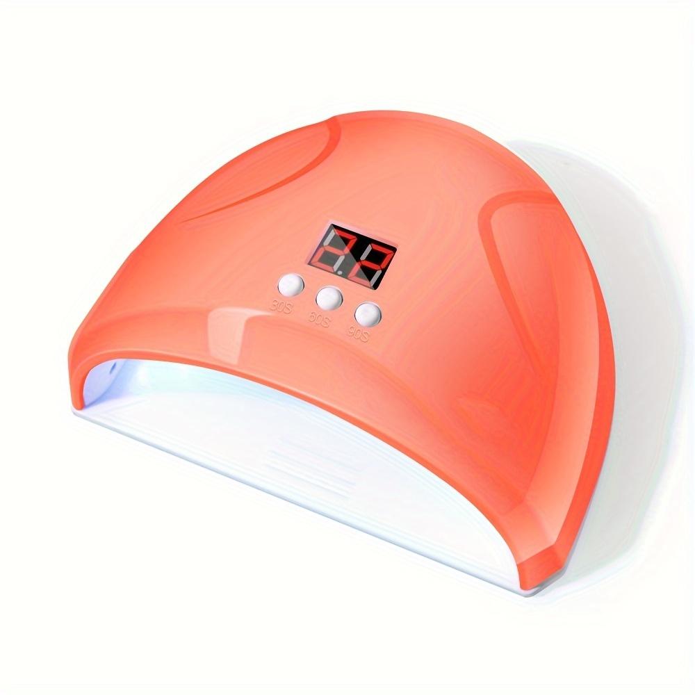 Lampă UV/LED pentru unghii, uscător de lac cu gel, cu 3 setări de temporizator, ecran LCD mare, gel acrilic, lumină de polimerizare, temporizator pentru manichiură