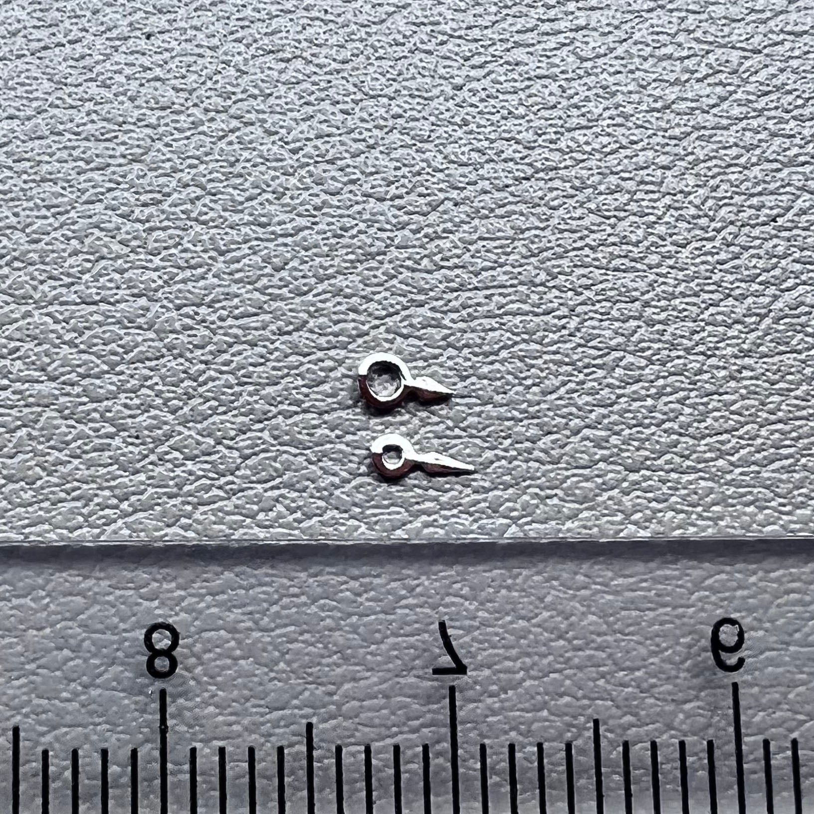 2 Sets/Pack 3x2.5mm Silver Watch Hands for Ronda 763 762 751 1062 1063 Movement