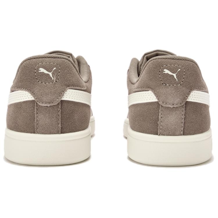 Puma Smash 3.0 Cow Split Leather Synthetic Fashion Comfortable Non-Slip Sneakers Unisex Sneakers Brown 390984-32
