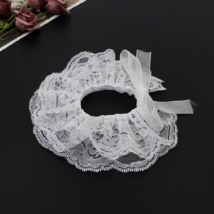 Lace Decorative Collar Wrist Cuffs Set Anime Event Gathering Neckwear Costume Accessories For Fashion Cosplay Enthusiast
