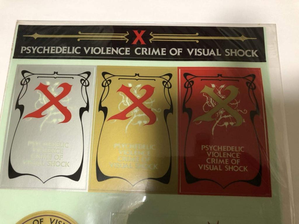 X JAPAN Official Merchandise 1991 X Era Sticker