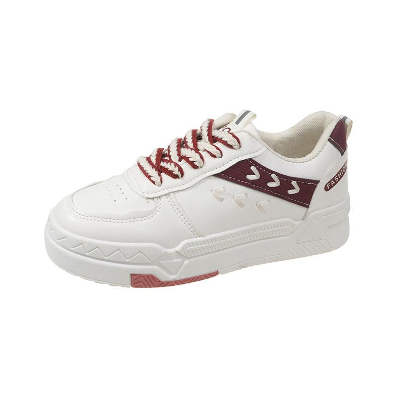 Spring New Ins Trendy and Versatile Casual Platform Single Shoes Student Sports Little White Shoes