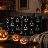 Cozy Seasonal Cushion Case Plush Pumpkin Cover Halloween Throw Pillow 18 X Fall Themed Cases Inches Maple Leaf for Sofa Couch Decor Breathable