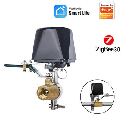 Graffiti Zigbee Valve Actuator: TUYA Zigbee Remote Control & Gas Sensor for Water Valve