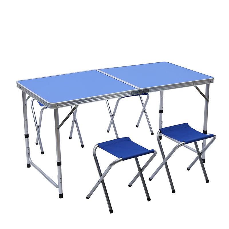 Portable Aluminum Folding Camping Table Set