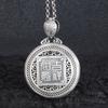 Copper Elephant Pendant Necklace Women Men Hollow Out Geometric Charm On Chain Boho Style Statement Jewelry