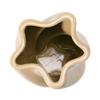 Francfranc Ceramic Twist Flower Vase, Large, Beige, Stylish and Cute