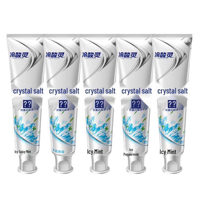 Lengsuanling Crystal Salt Fresh Breath Whitening Toothpaste