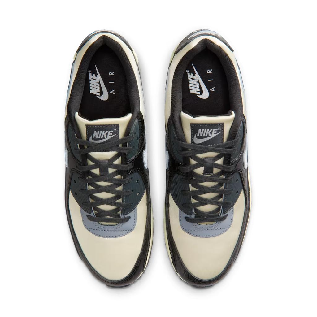 IO4468-100 Nike Air Max 90 Coconut Milk Black (Men's)