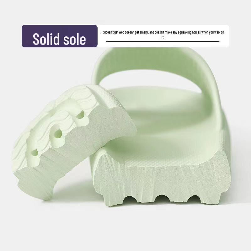 Women's Anti-Slip Summer Slippers: Thick-Sole Home & Shower Wear for Couples, Unisex Indoor/Outdoor Sandals