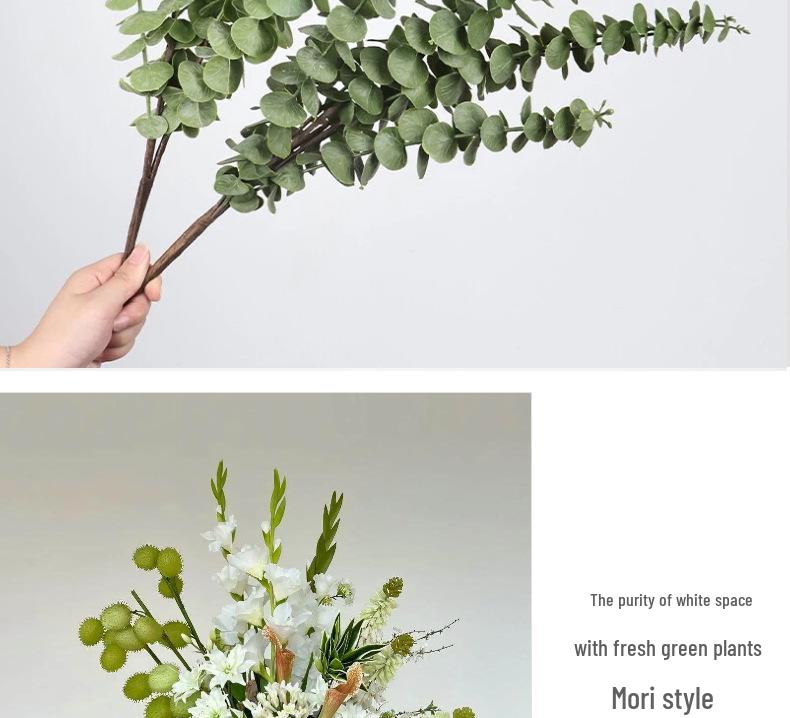 Artificial Eucalyptus Leaves for Floral Arrangements and Landscaping