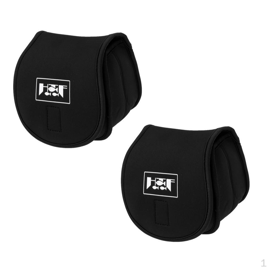 

Упаковка из 2 шт. Неопреновый чехол-сумка для рыболовной катушки 4000-5000 спиннинговая катушка Большая сумка-чехол