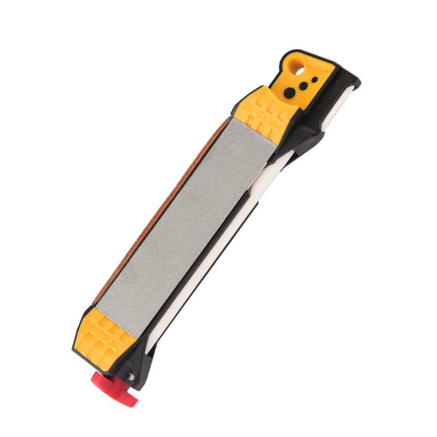 Portable Home Multi-Function Adjustable Manual Knife Sharpener Guided Field Sharpener Compact Travel Knife Sharpener Tool