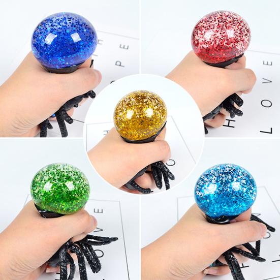 Squeeze Fidget Toy High Elasticity Flexible Quick Recovery Pinch Toys Creative Stress Relief Cute And Funny Squishes Spider Vent