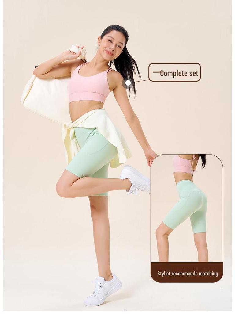 High-Intensity Cross Back Strappy Sports Bra for Women