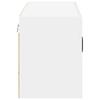 Wall Cabinet LUCCA High Gloss White 80 X 31 X 40 Cm Particleboard
